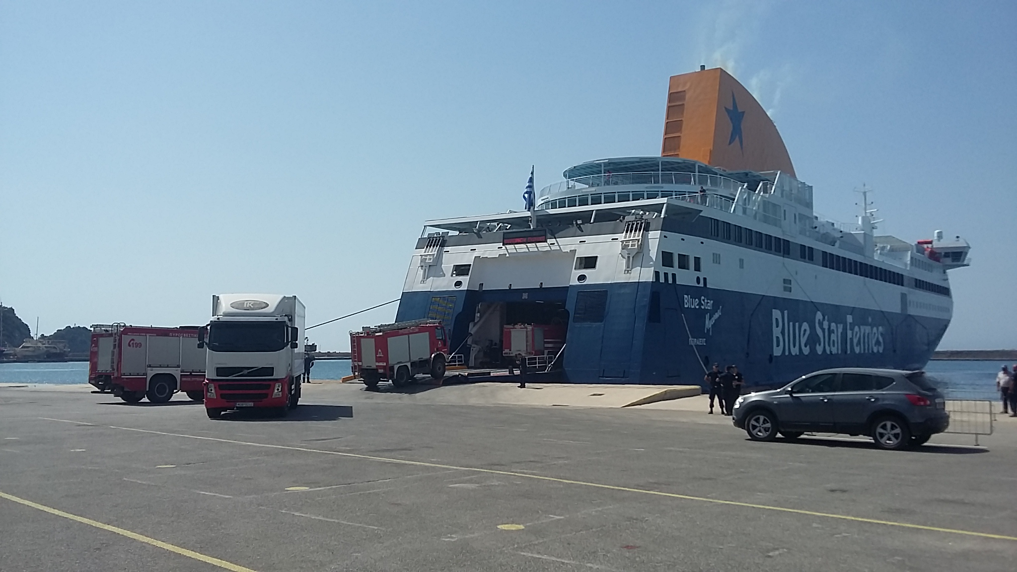 Attica Group – supports the Firefighting Forces for the extinguishing of the fire in Samos