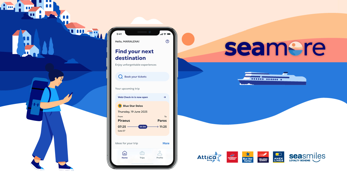 Attica Group elevates passenger travel experience  through “seamore” mobile app